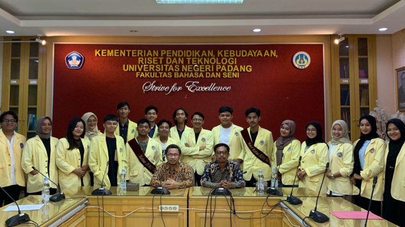 Pelantikan Ketua dan Wakil Ketua HMD Sendratasik FBS UNP Periode 2023/2024