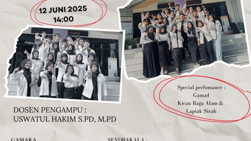 “Dengar Dari Dalam Jilid 2”: Pertunjukan Segar Mahasiswa Pendidikan Musik Membawa Gamad ke Panggung Terkini